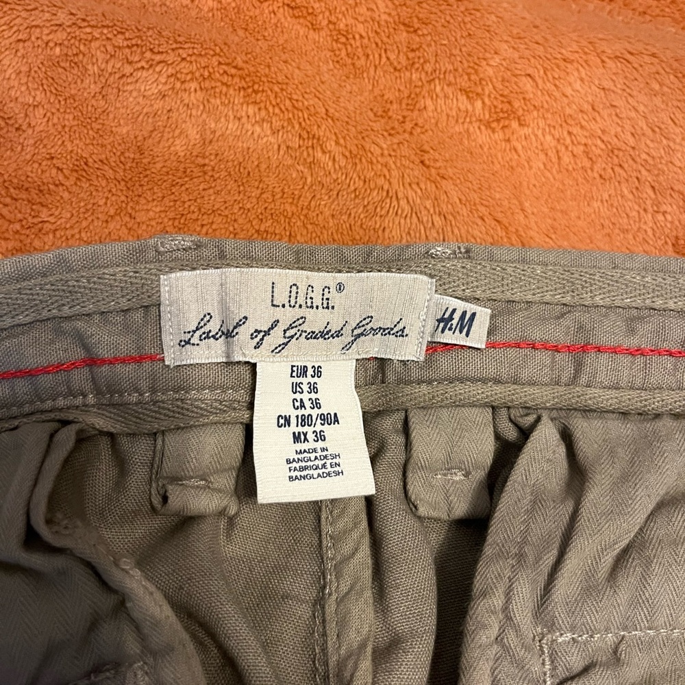 Mens tan chino 36 by 32